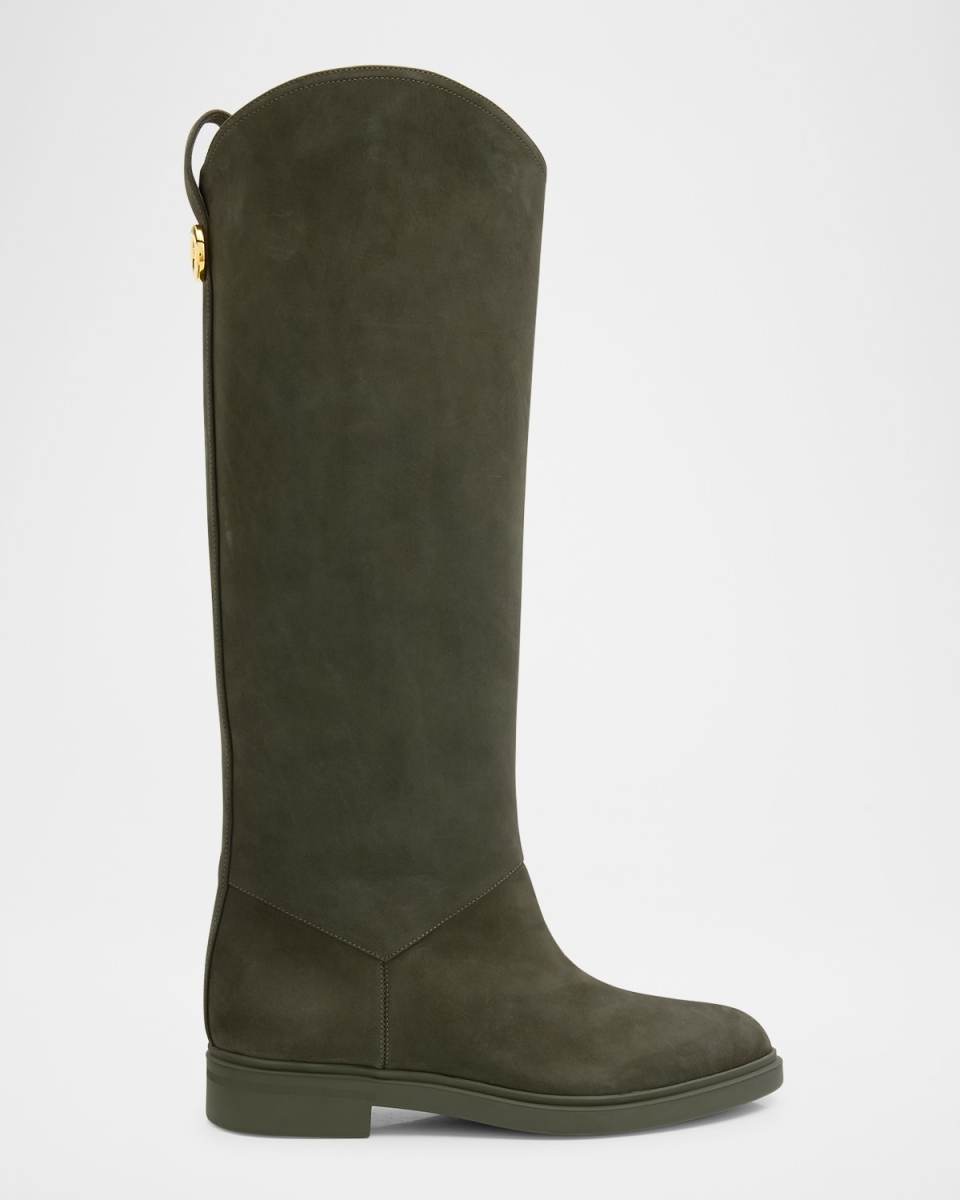 Kilda Suede Knee-High Riding Boots